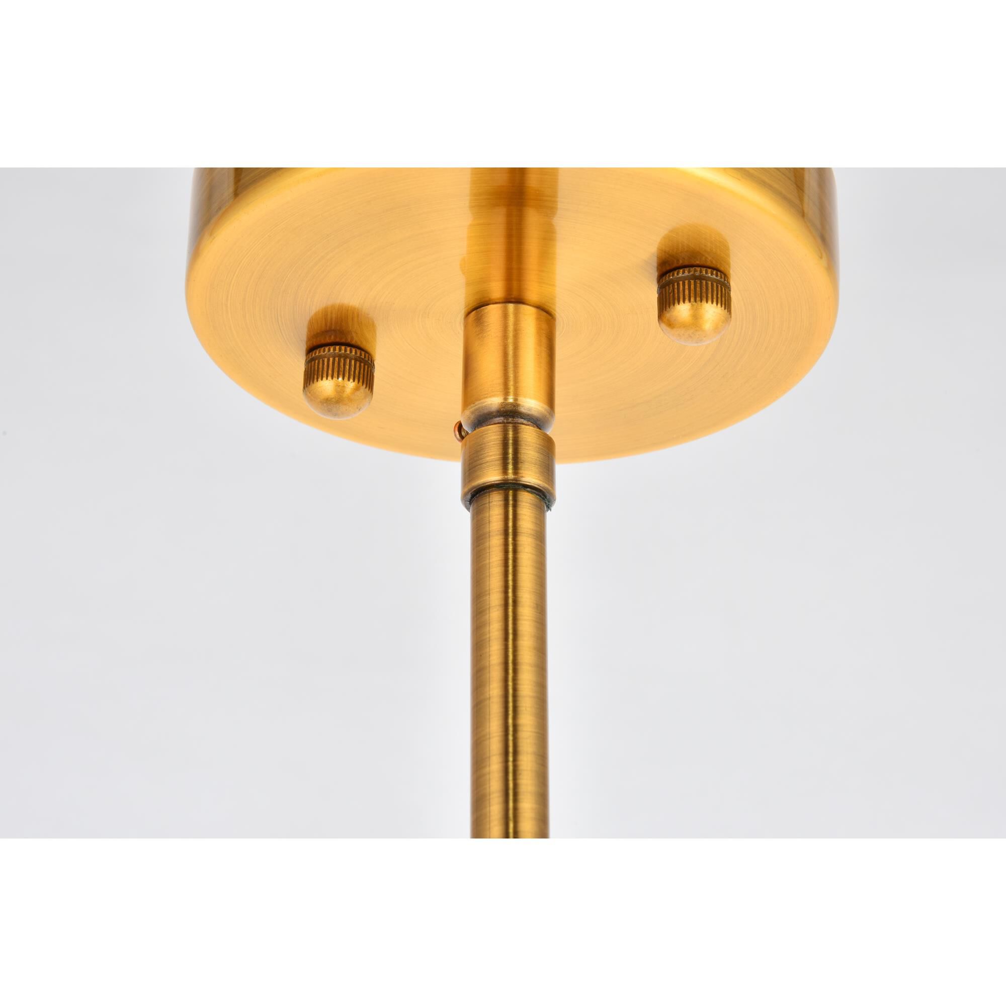 Shown in Light Antique Brass And Flat Black finish