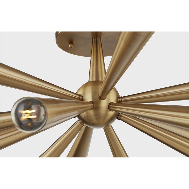 Keanu 30.25 Inch Semi Flush Mount by Troy Lighting