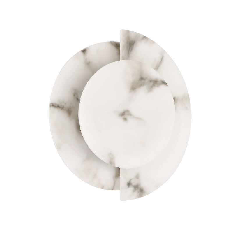 Opaline Crest Wall Sconce by Hunter Fan