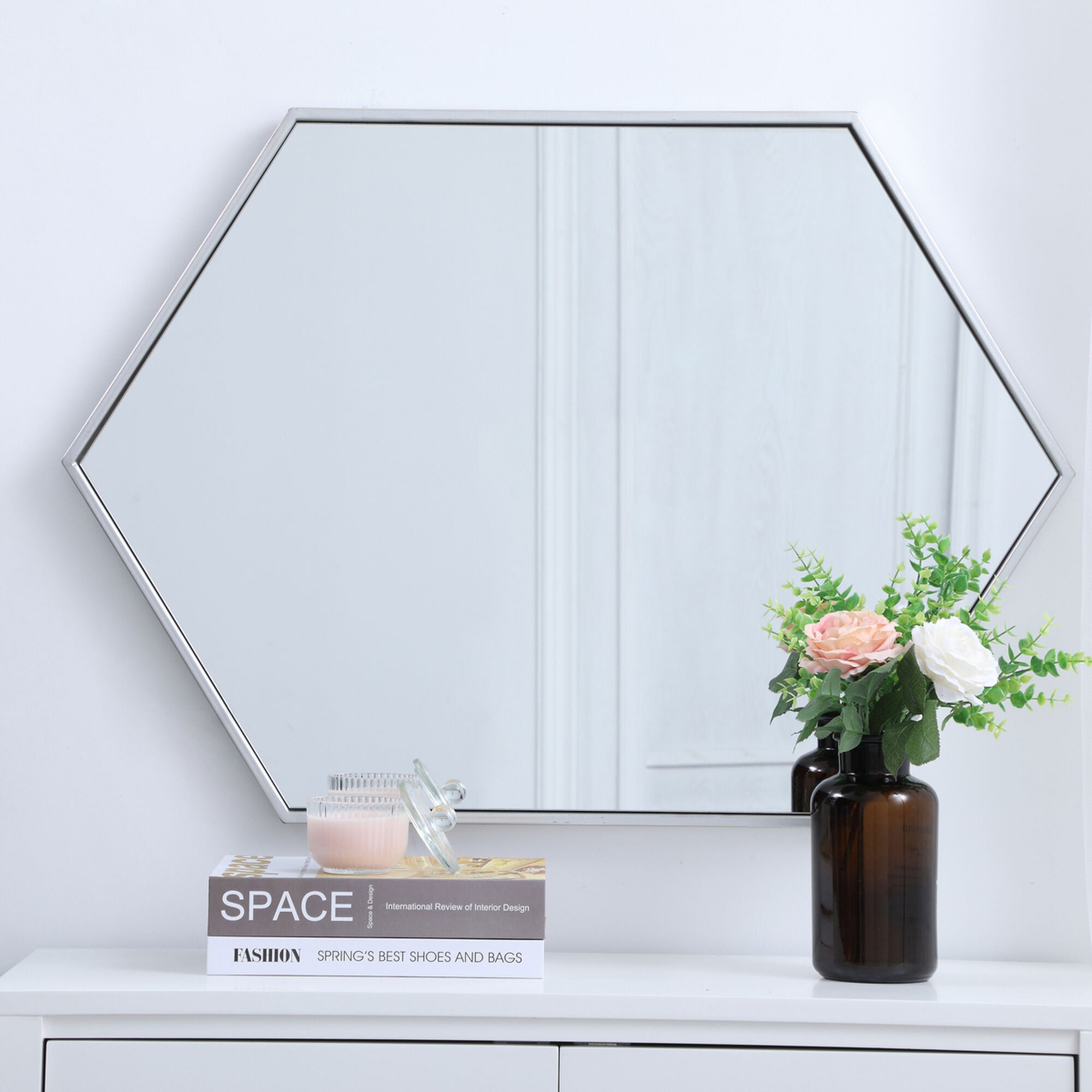 Shown in Silver finish