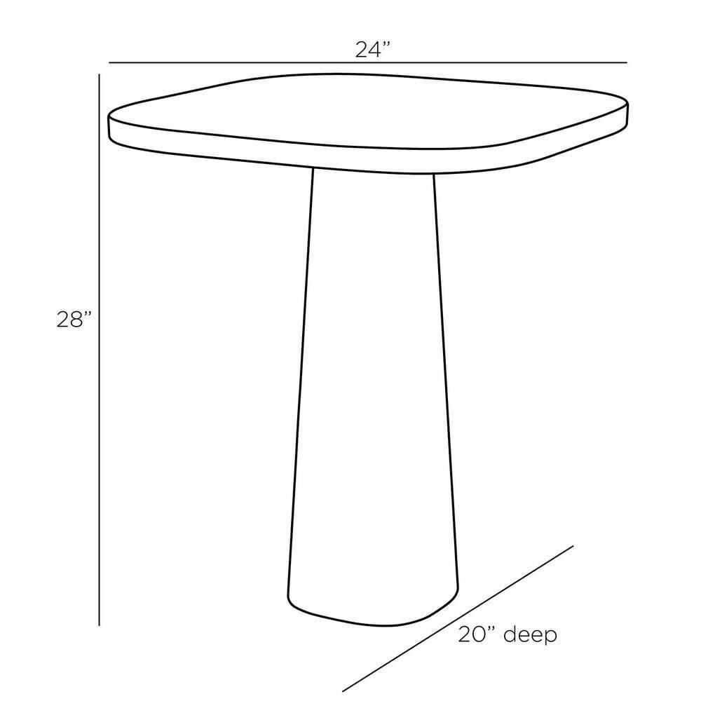 Blythe 24 Inch End Table by Arteriors Home
