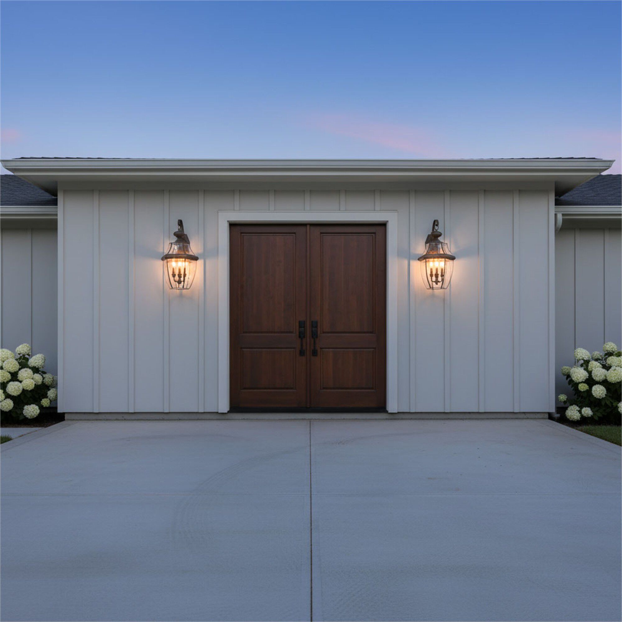 Lancaster 23 Inch Tall 3 Light Outdoor Wall Light,