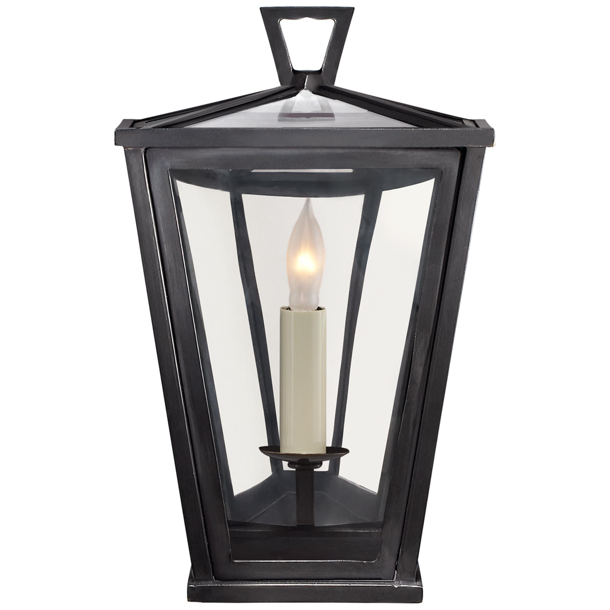 Shown in Bronze finish and Clear glass