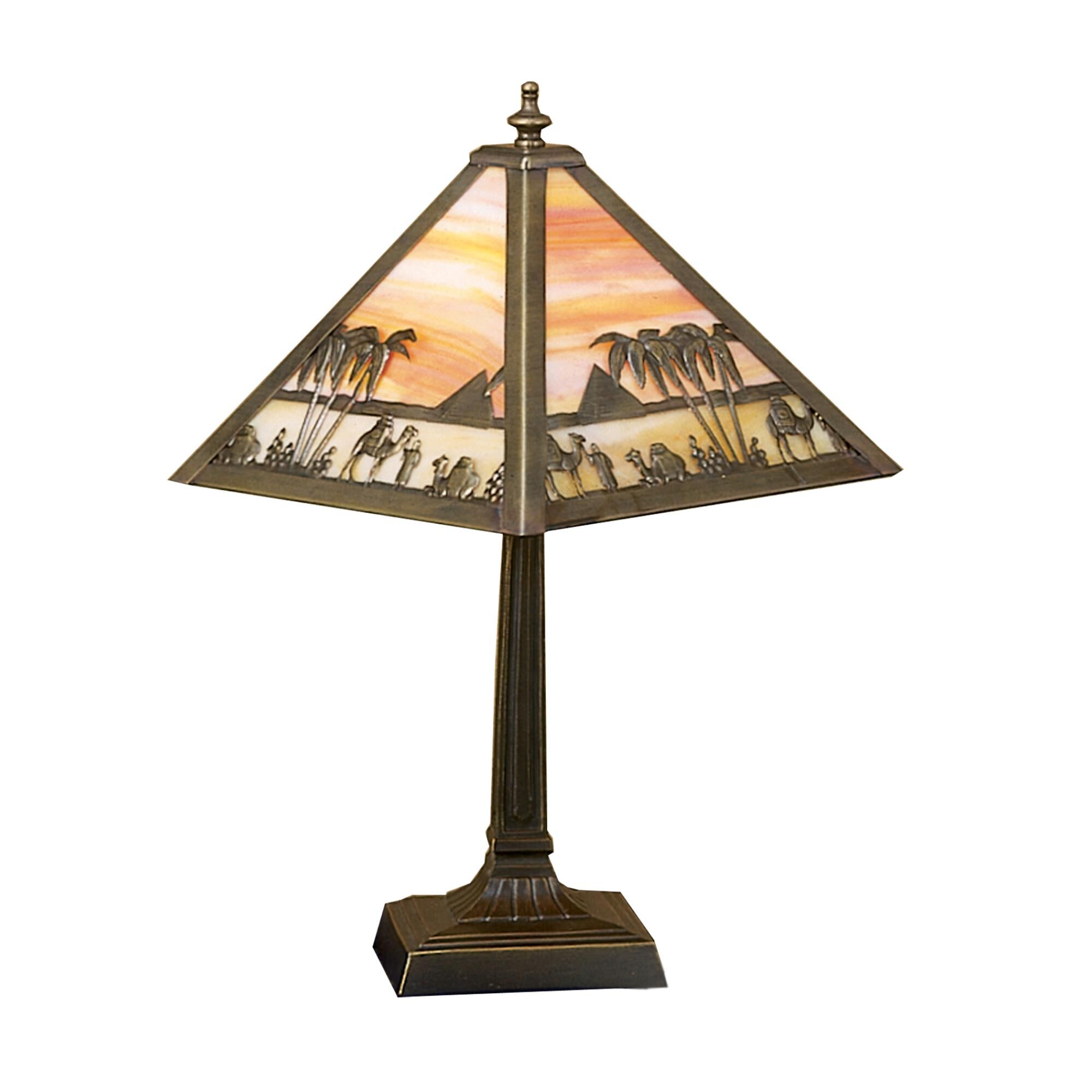 Camel Mission 18 Inch Accent Lamp by Meyda Lighting