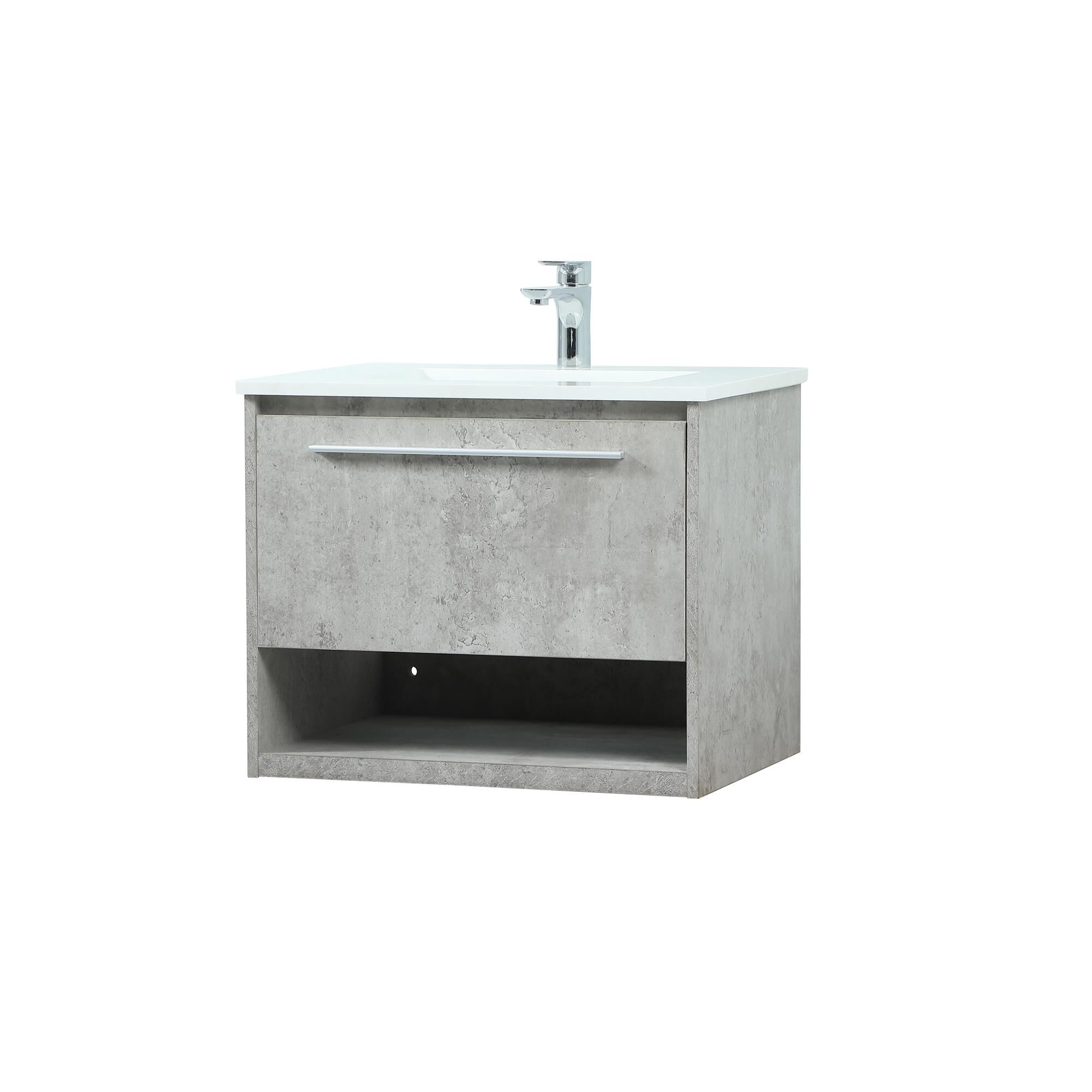 Shown in Concrete Grey finish