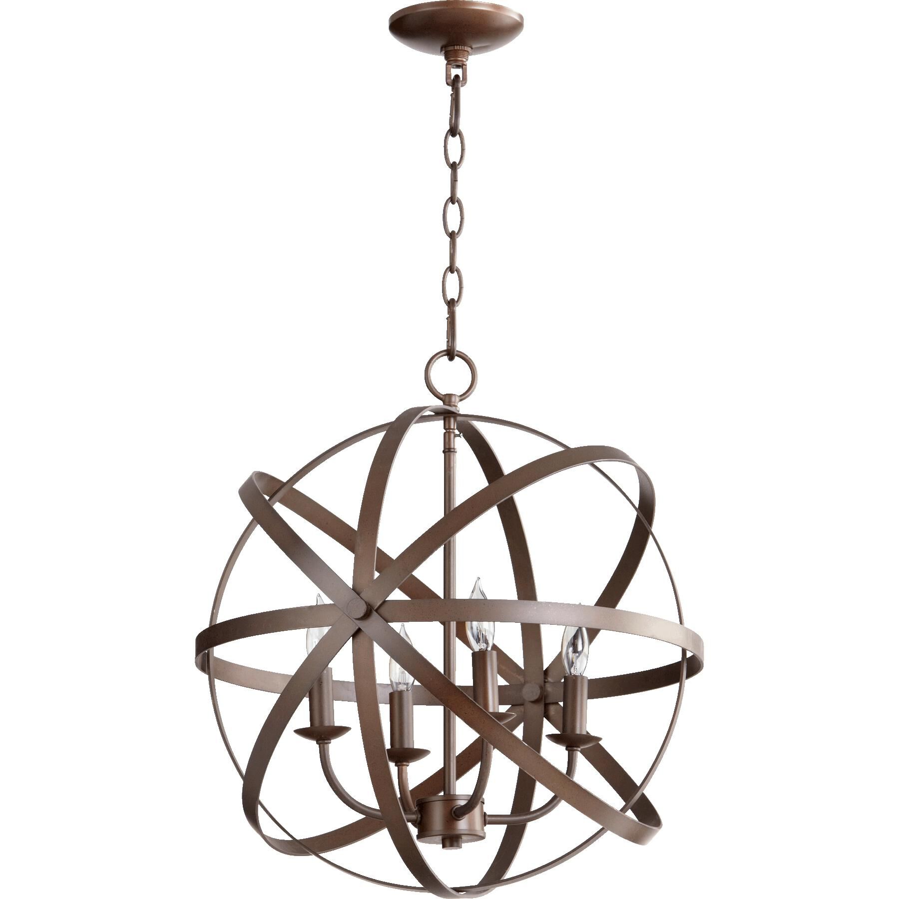Celeste 19 Inch 4 Light Mini Chandelier by Quorum International