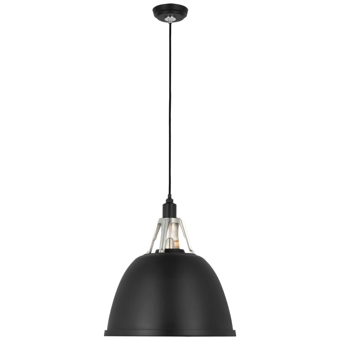 Visual Comfort Signature Collection Thomas O'Brien Gunner 15 Inch LED Large Pendant