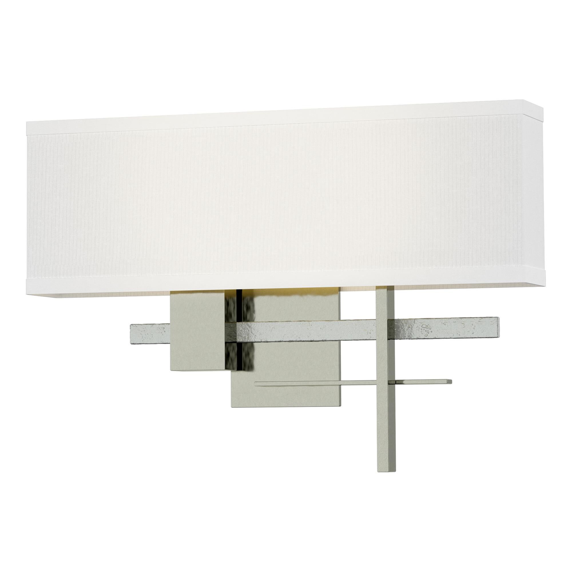 Shown in Sterling finish and Natural Anna shade and Vintage Platinum accent