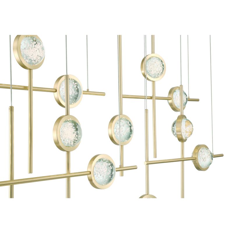 Barletta Medium Linear Chandelier by Eurofase Lighting