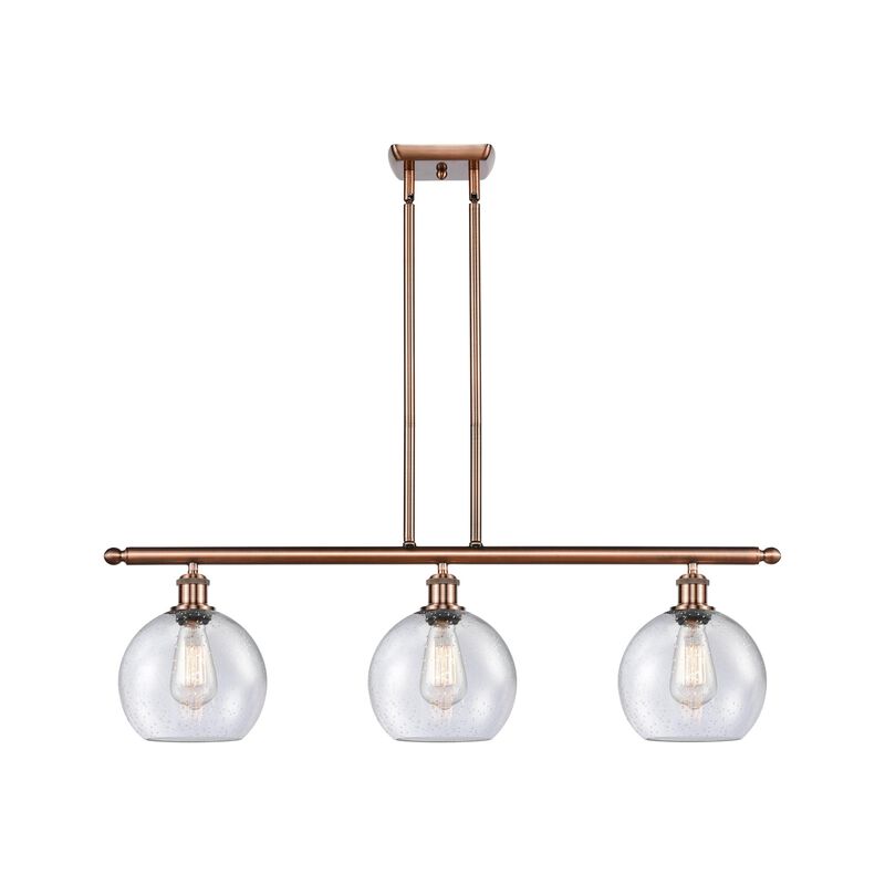 Bruno Marashlian Athens 36 Inch 3 Light Linear Suspension Light by Innovations Lighting