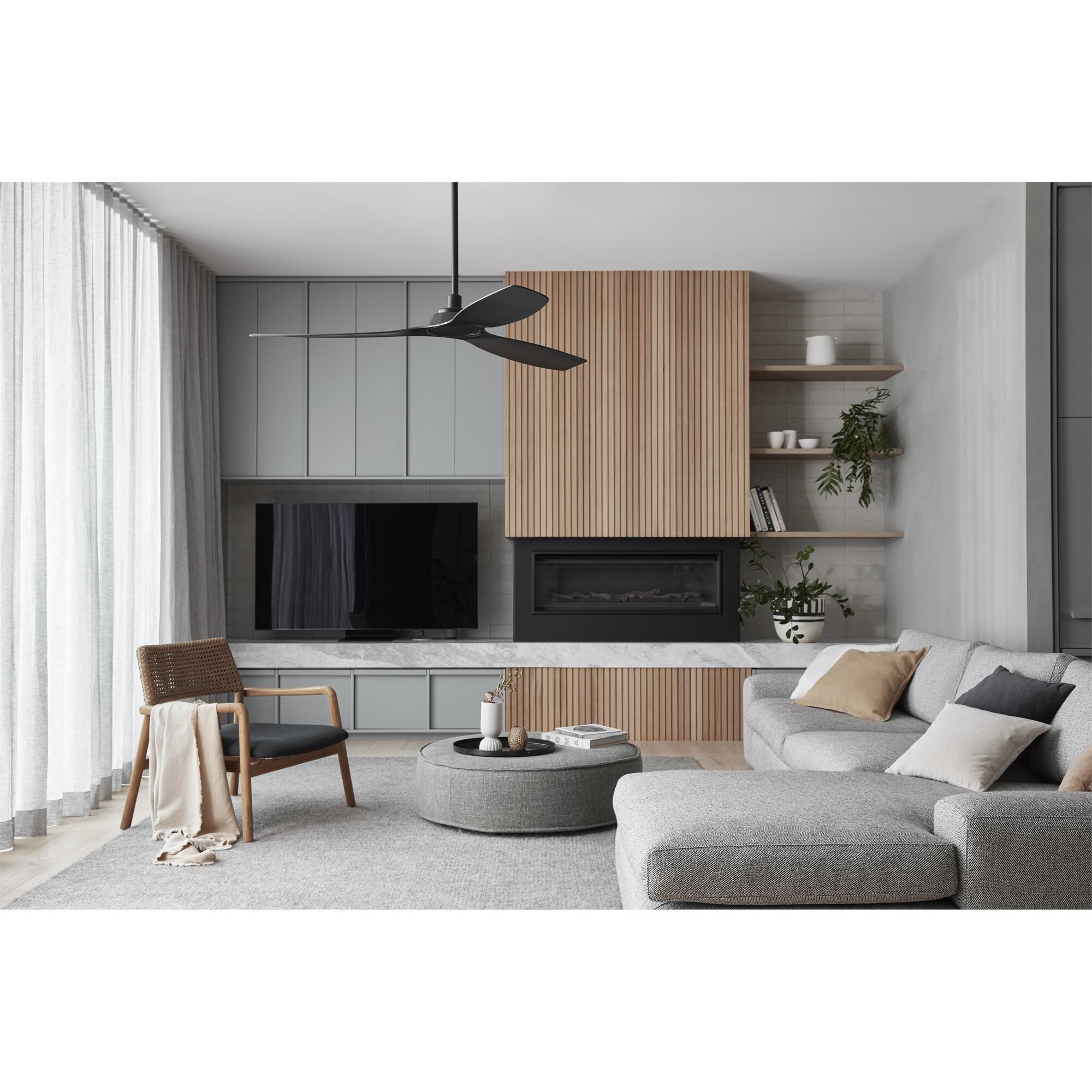 Shown in Black finish