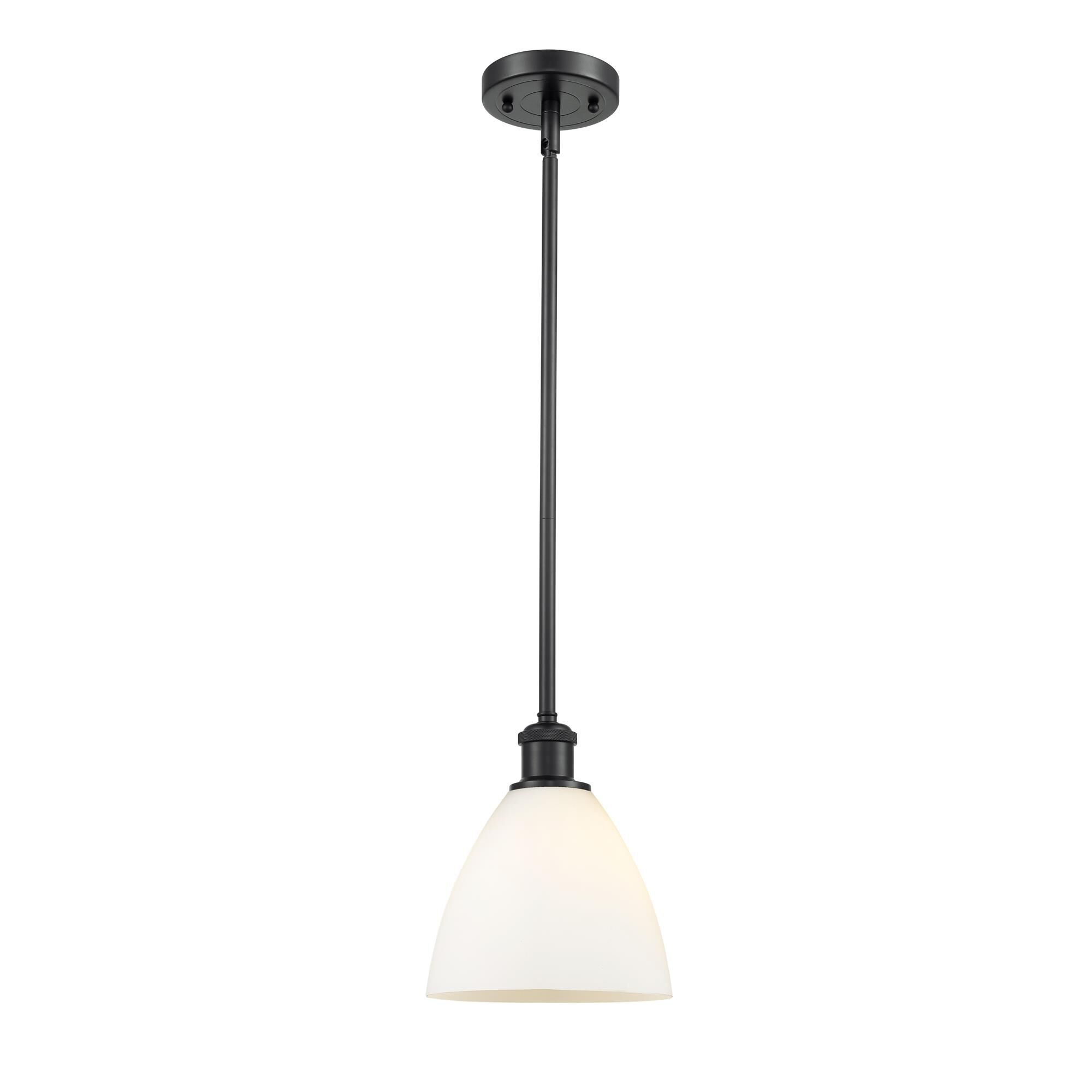 Shown in Matte Black finish and Matte White glass