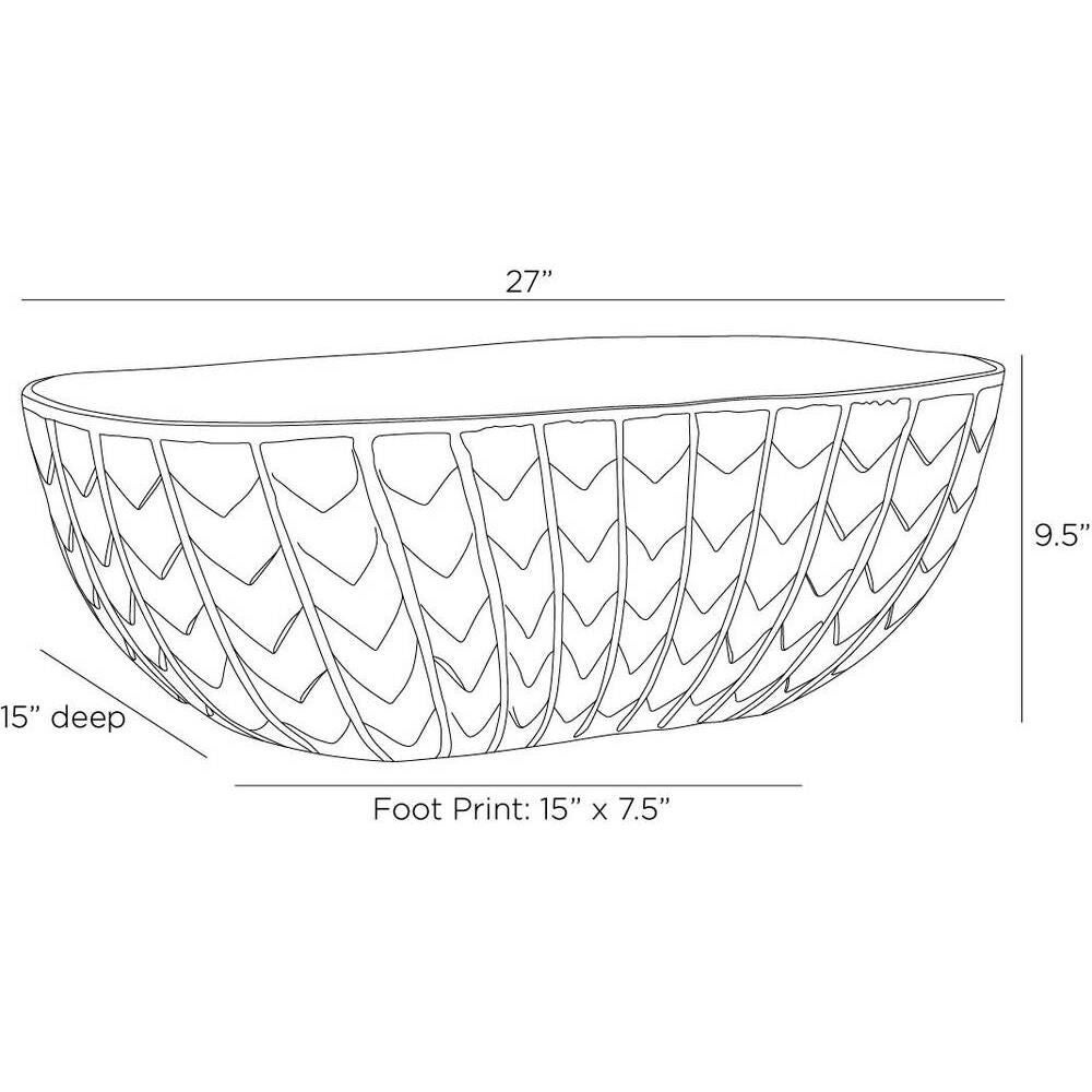 Ezekial 27 Inch Bowl by Arteriors Home