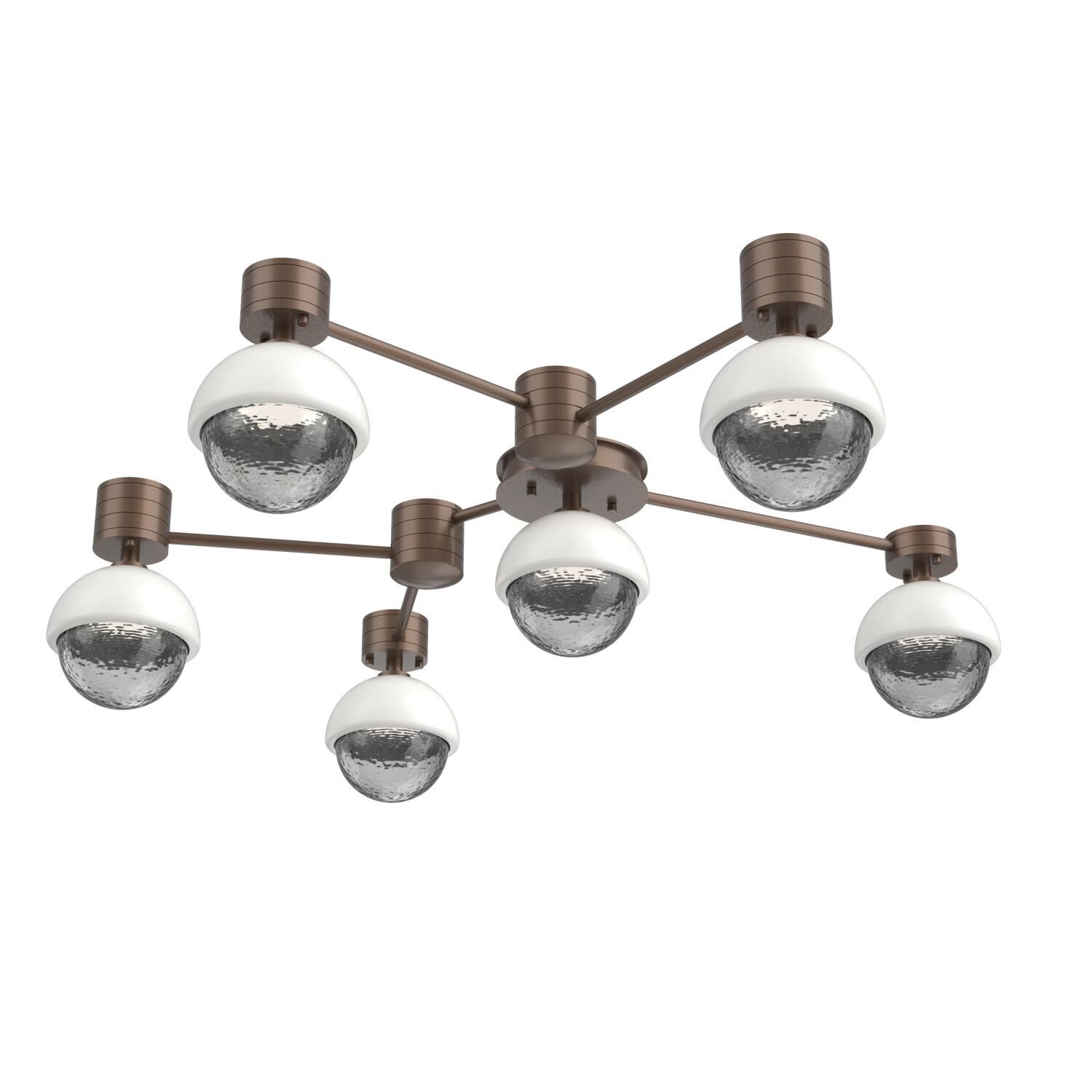 Levi Wilson Cabochon 42 Inch Flush Mount by Hammerton Studio