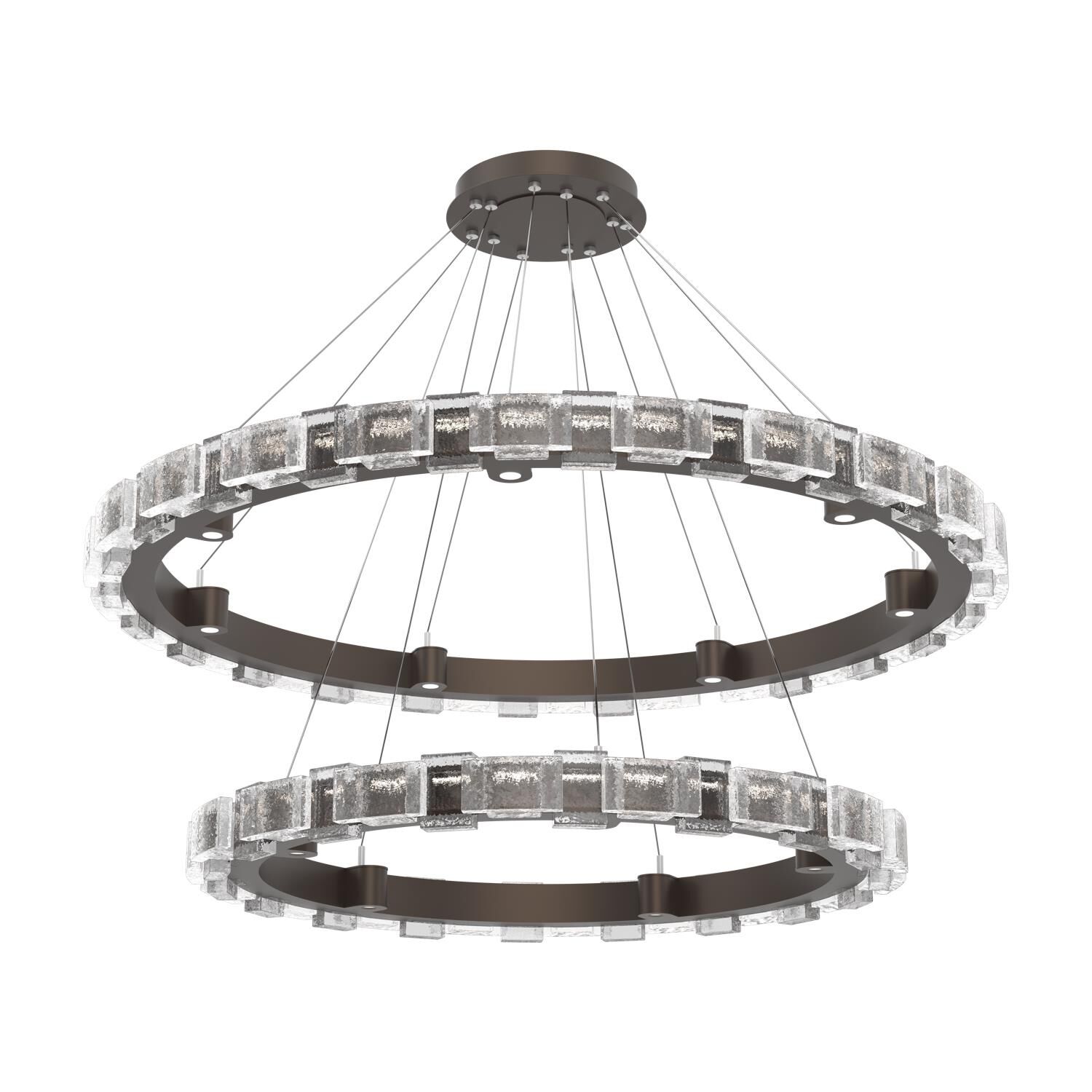 Shown in Flat Bronze finish and Clear glass