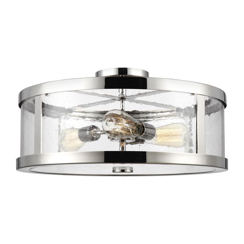 Harrow 20 Inch 3 Light Semi Flush Mount by Visual Comfort Studio
