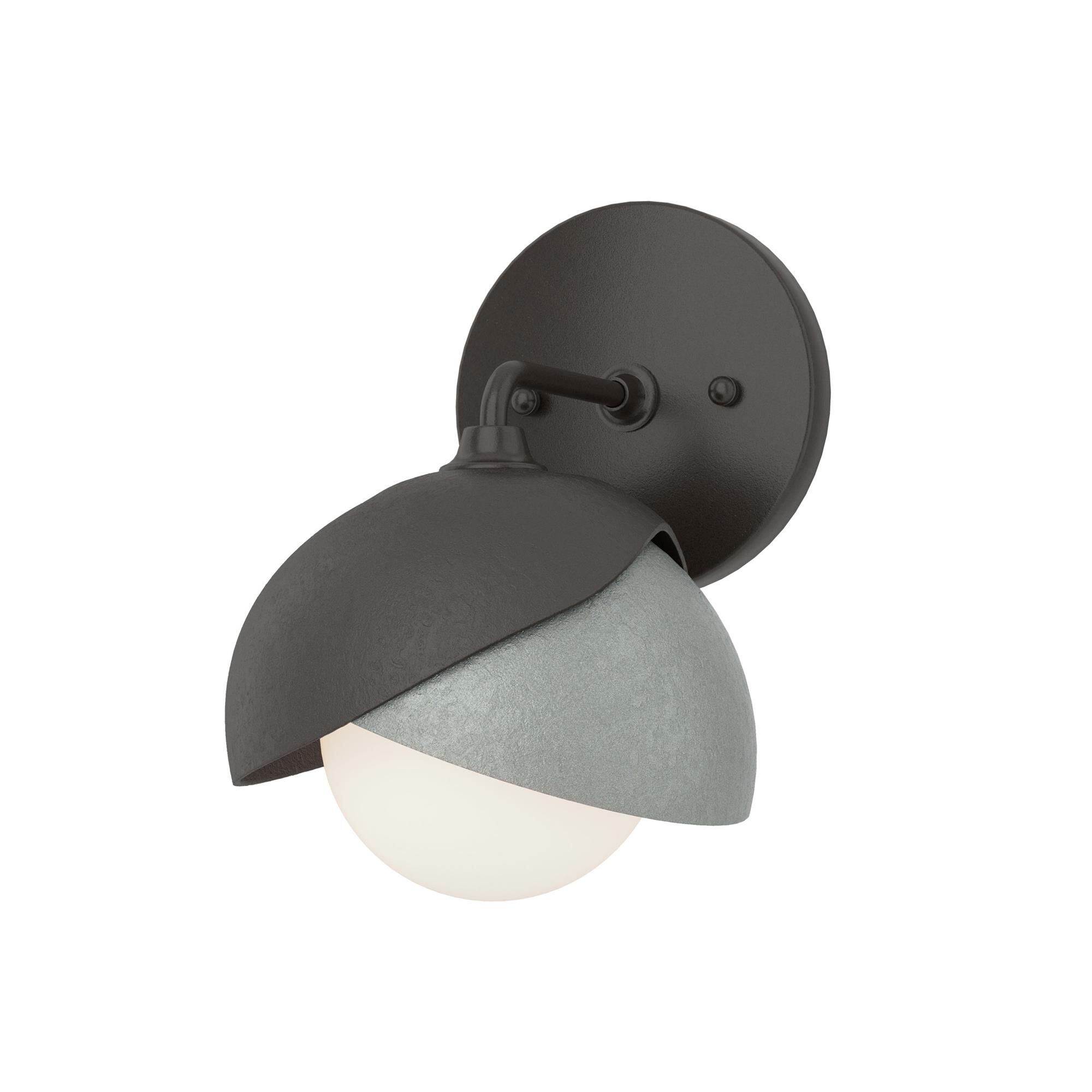 Shown in Oil Rubbed Bronze finish and Opal glass and Vintage Platinum (82) accent