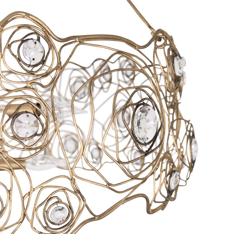 Ron Henderson Ethereal Rose Chandelier by Varaluz
