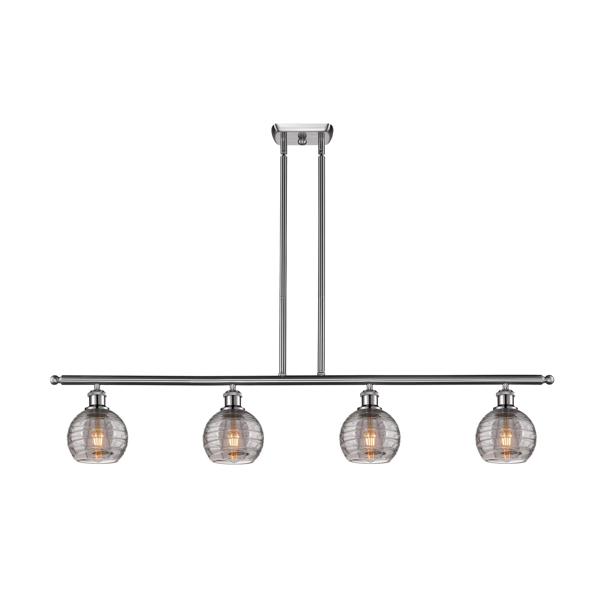 Bruno Marashlian Athens Deco Swirl 48 Inch Linear Suspension Light by Innovations Lighting