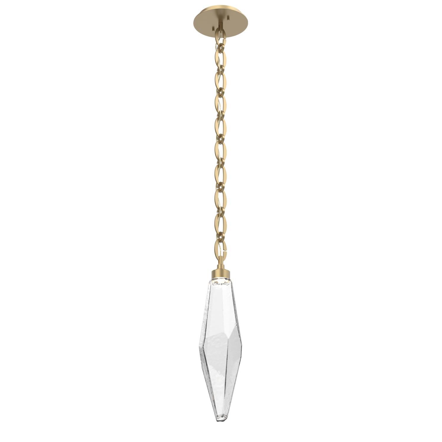 Levi Wilson Rock Crystal 6 Inch Mini Pendant by Hammerton Studio