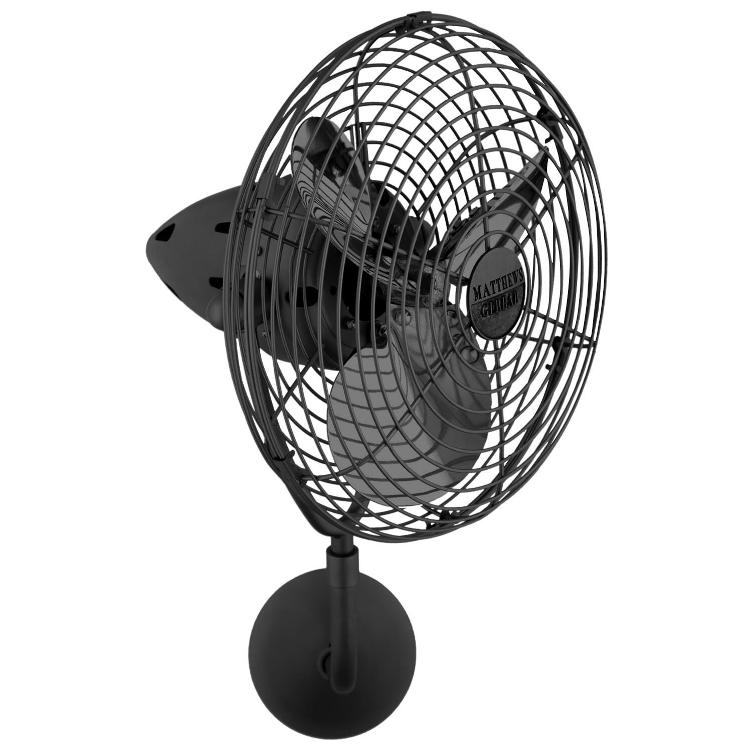 Bruna Parede Wall Mounted Fan by Matthews Fan Company