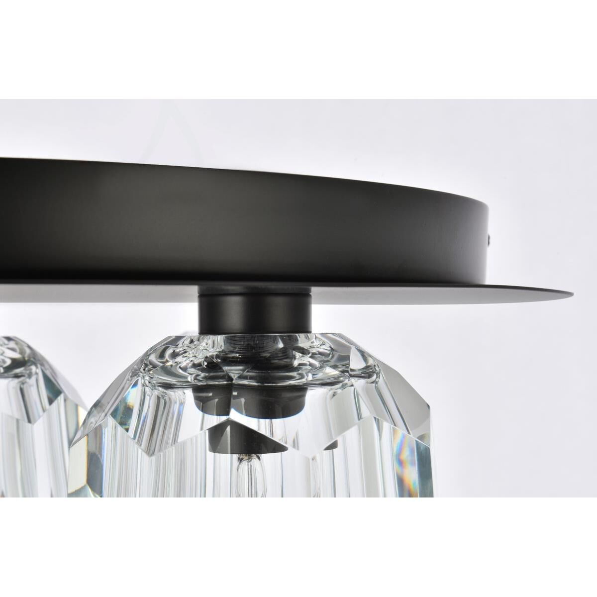 Shown in Black  finish and RC Clear crystal and Clear glass