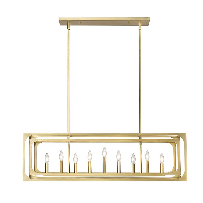 Easton 44 Inch 9 Light Linear Suspension Light by Z-Lite