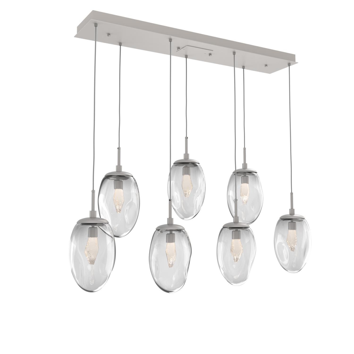 Shown in Metallic Beige Silver finish and Geo Inner Clear Outer glass