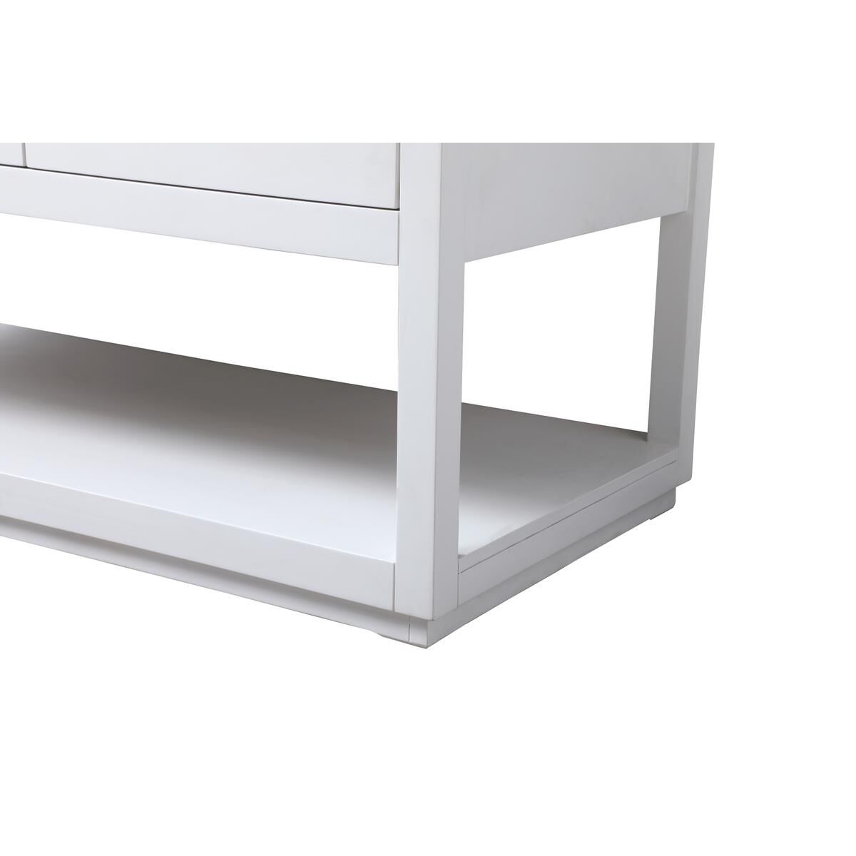 Shown in White finish