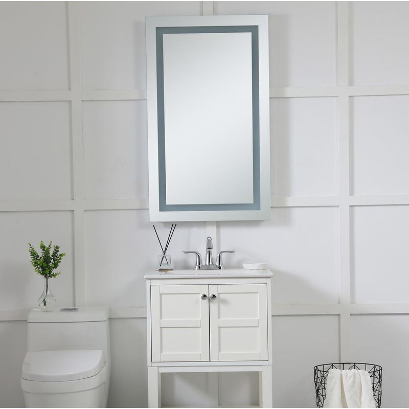 Nova 40 Inch LED Lighted Mirror by Elegant Decor