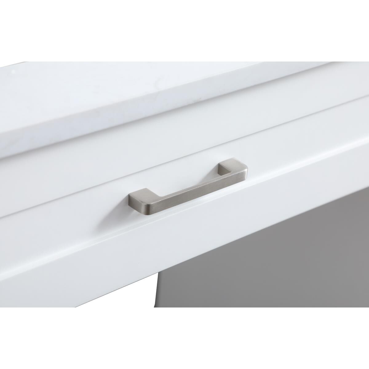 Shown in White finish