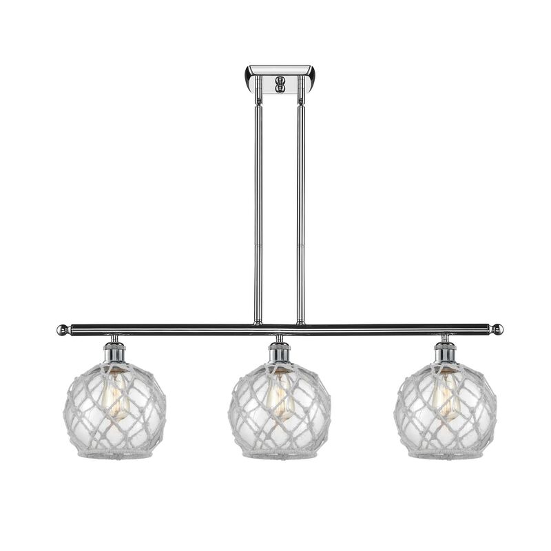 Bruno Marashlian Farmhouse Rope 36 Inch Linear Suspension Light by Innovations Lighting