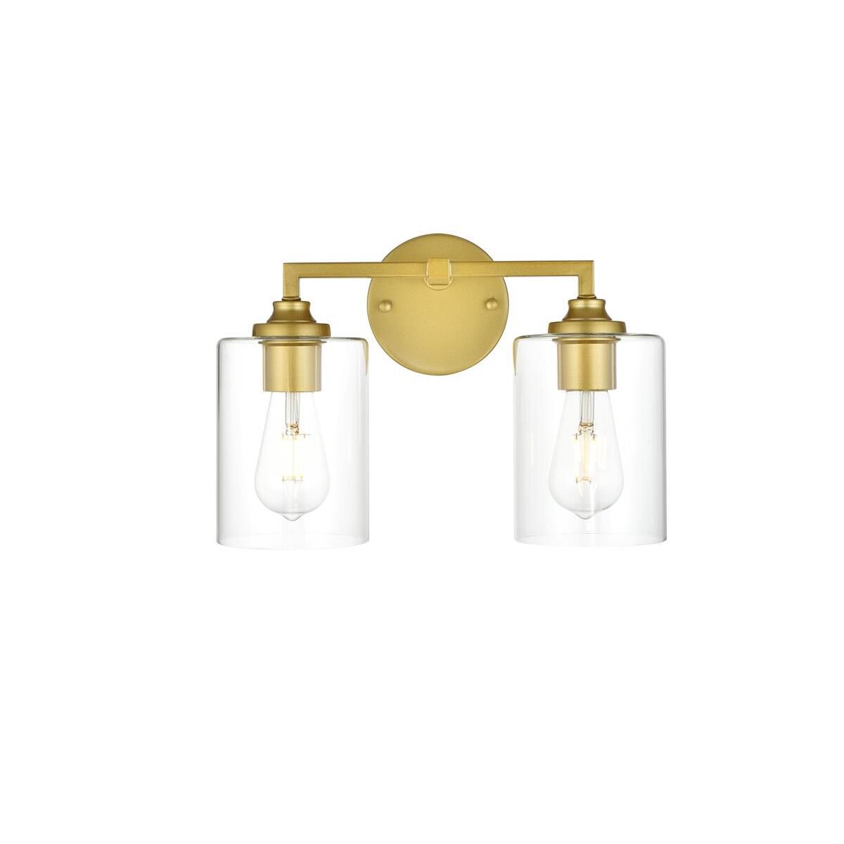 Mayson 14 Inch 2 Light Bath Vanity Light by Elegant Lighting