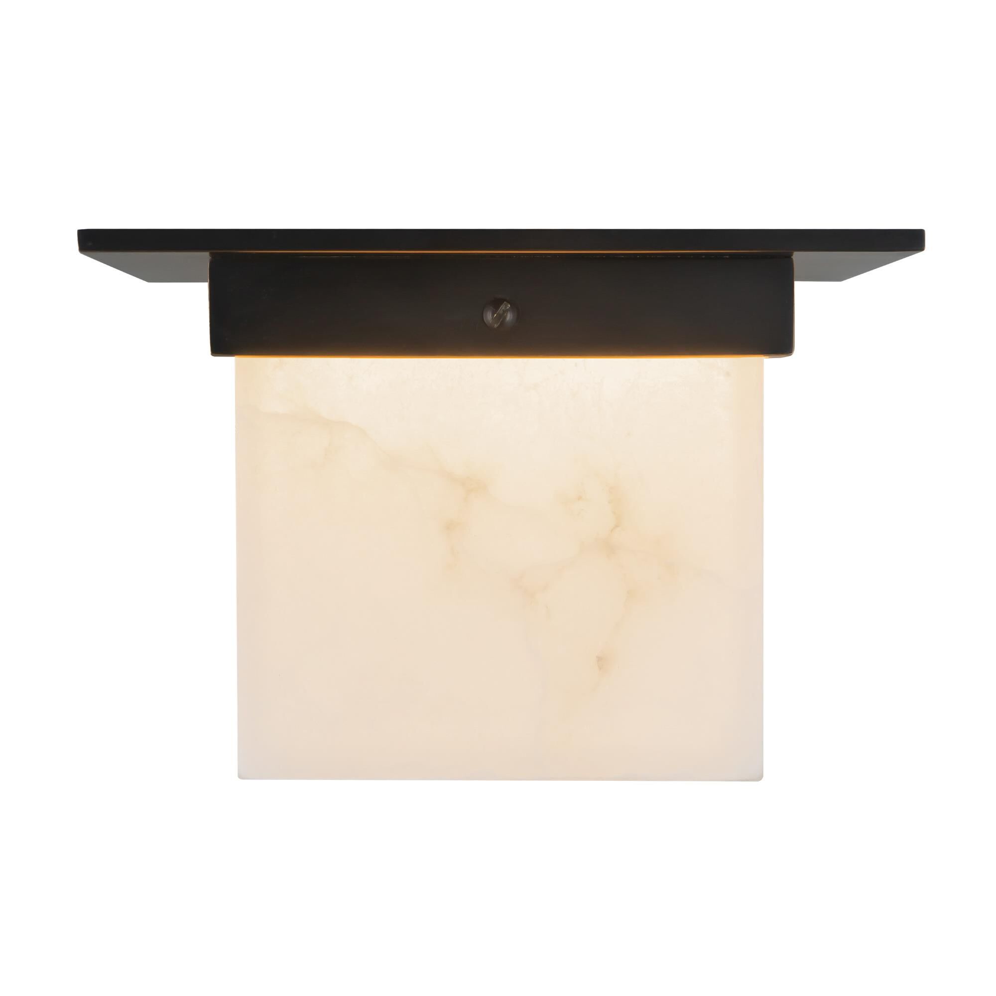 Shown in Urban Bronze finish and Alabaster glass