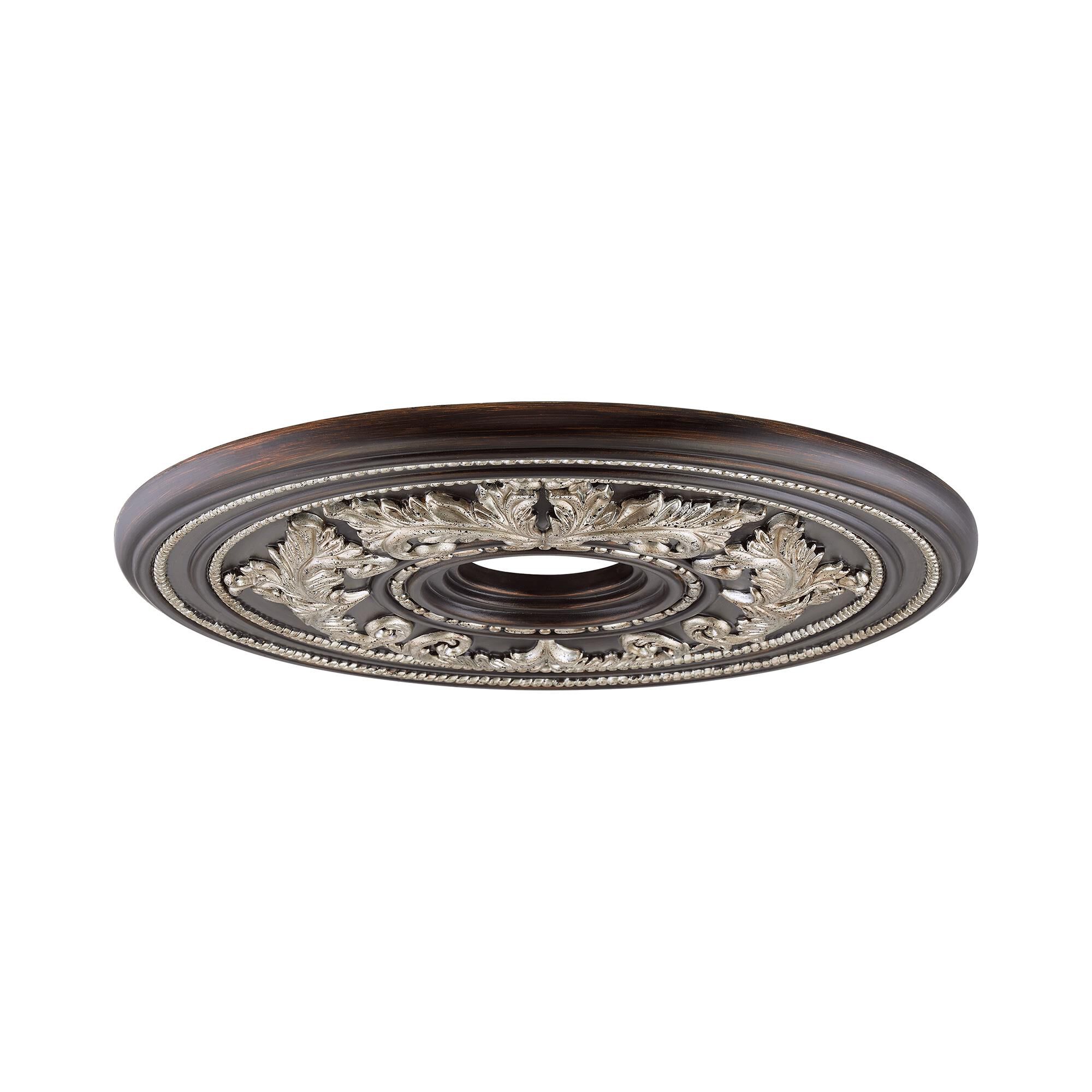 Shown in Hand Rubbed Bronze-Antique Silver Accents finish