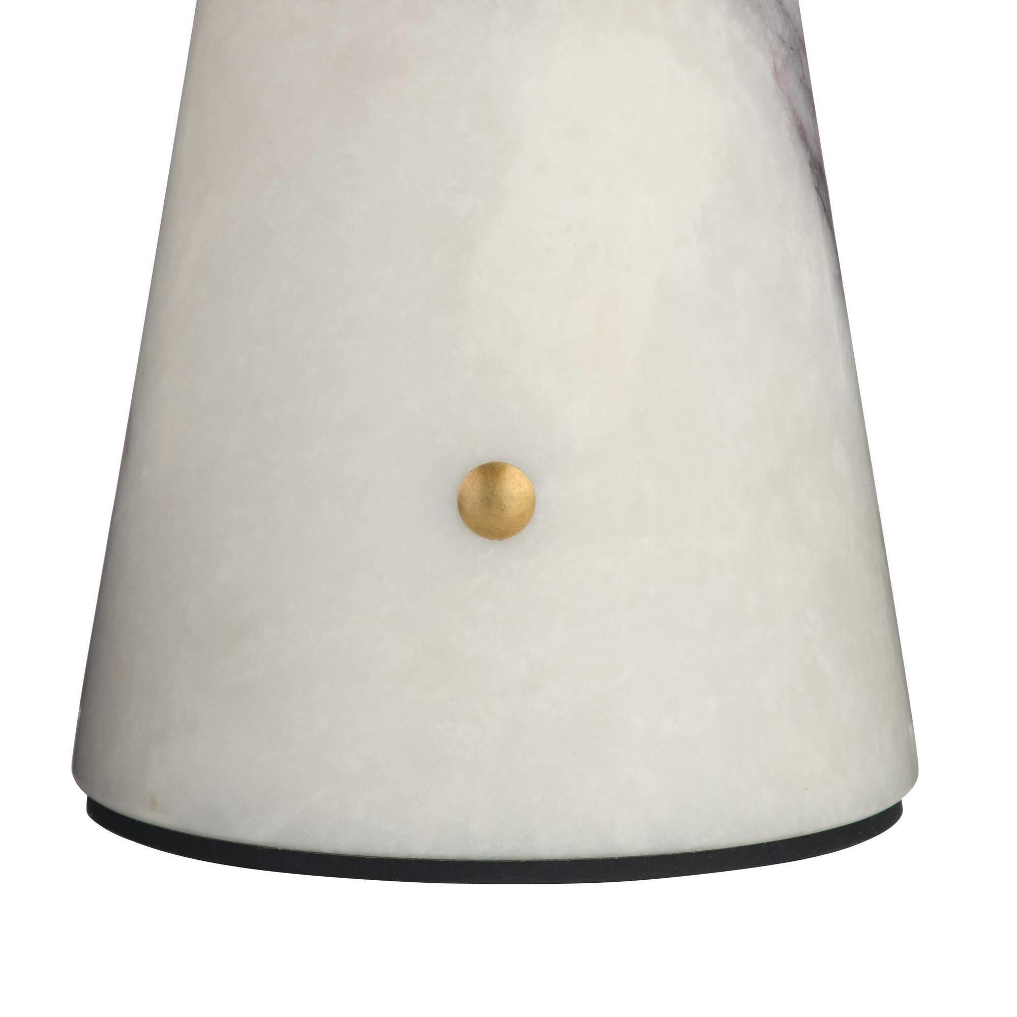 Shown in Calacatta Viola and Antique Brass finish