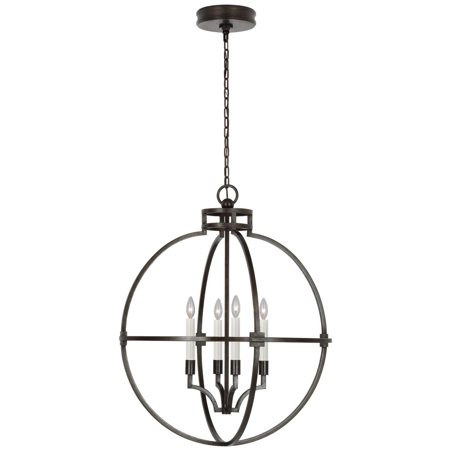 Chapman & Myers Lexie 30 Inch Cage Pendant by Visual Comfort Signature Collection