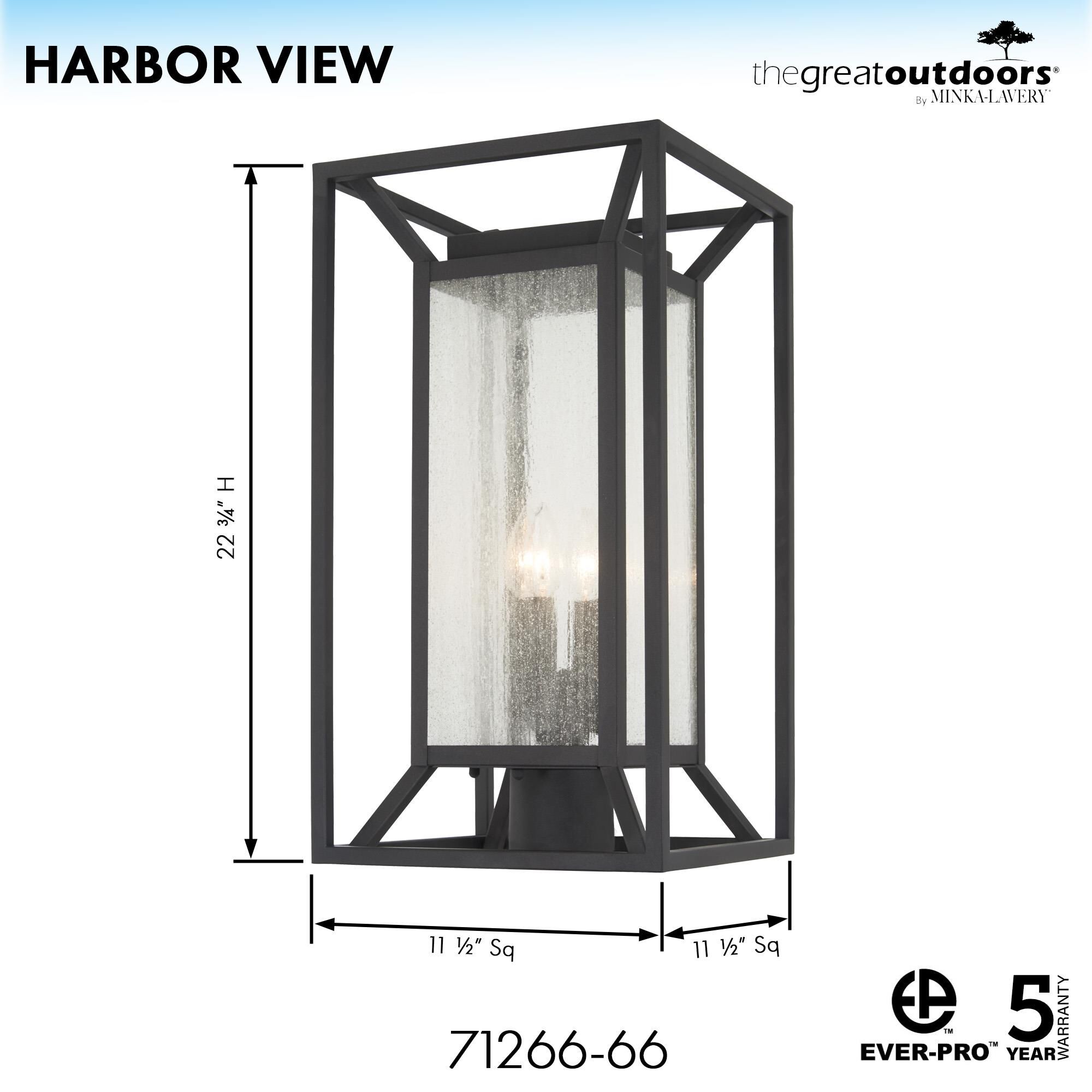 Harbor View Outdoor Post Lamp by Minka Lavery