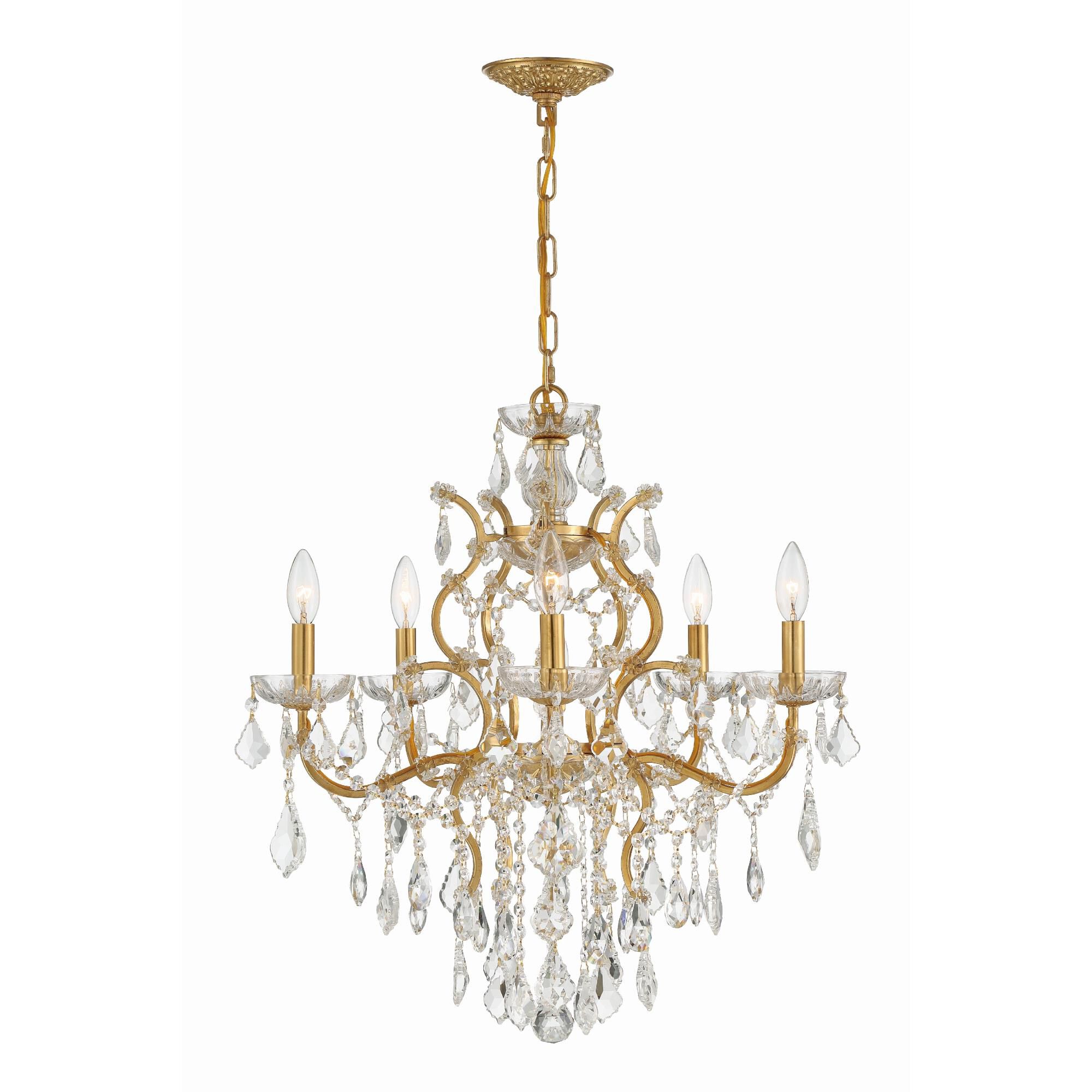 Filmore 23 Inch 6 Light Chandelier by Crystorama