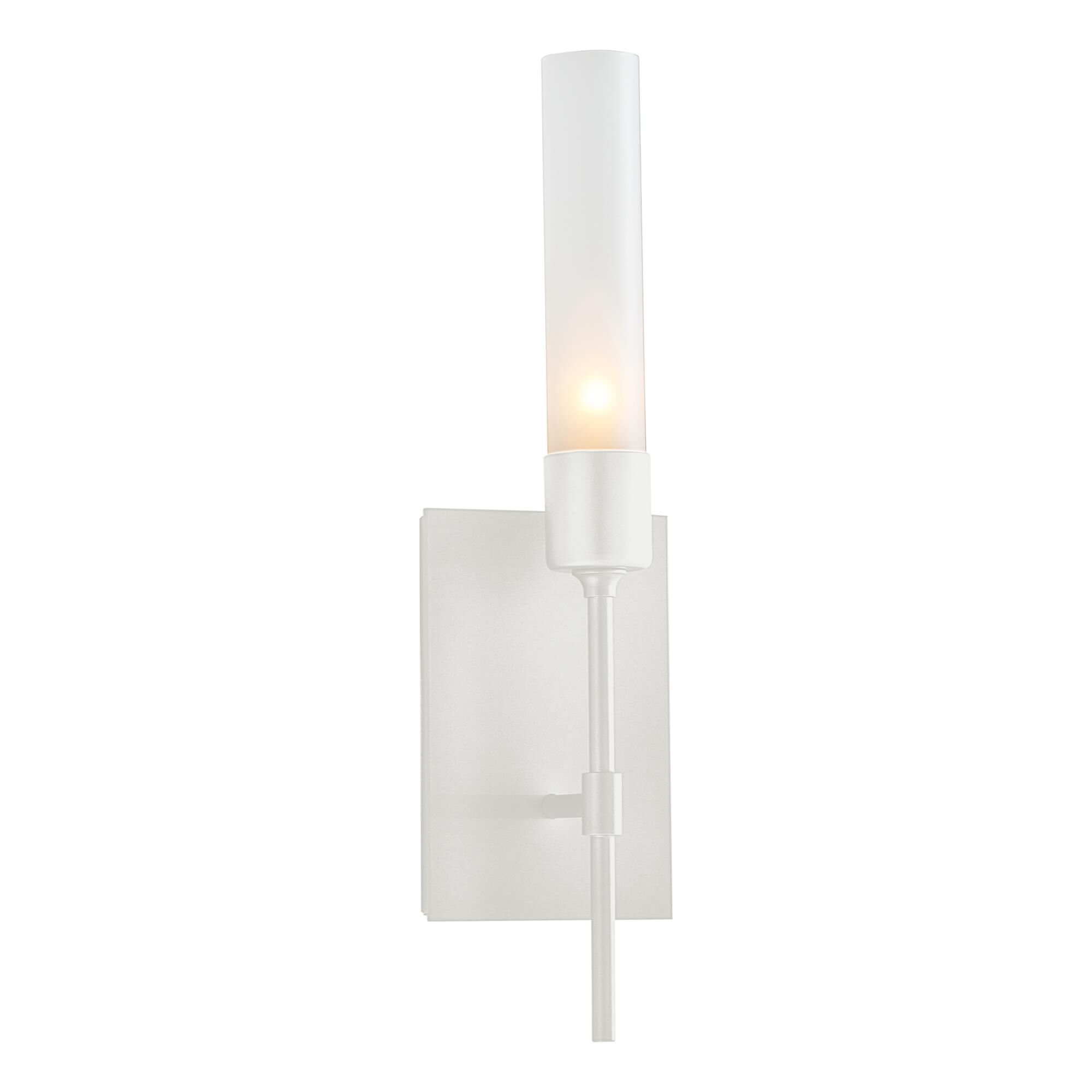 Shown in White finish and Frosted glass