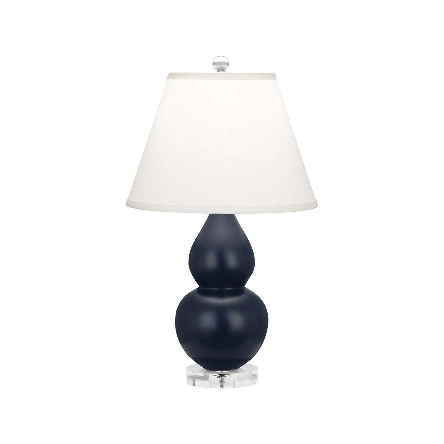 Shown in Matte Midnight Blue finish and Pearl shade and Lucite accent