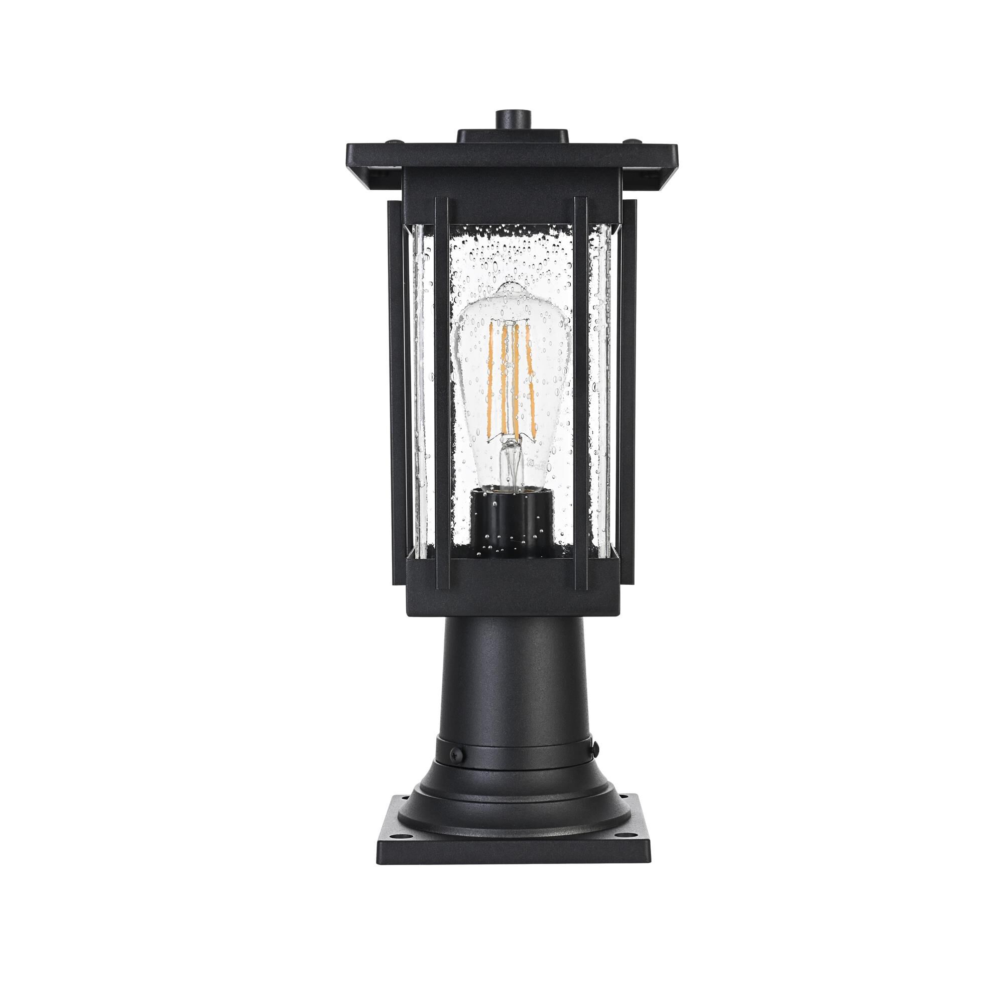 Melvale 16 Inch Outdoor Post Lamp by Elegant Lighting
