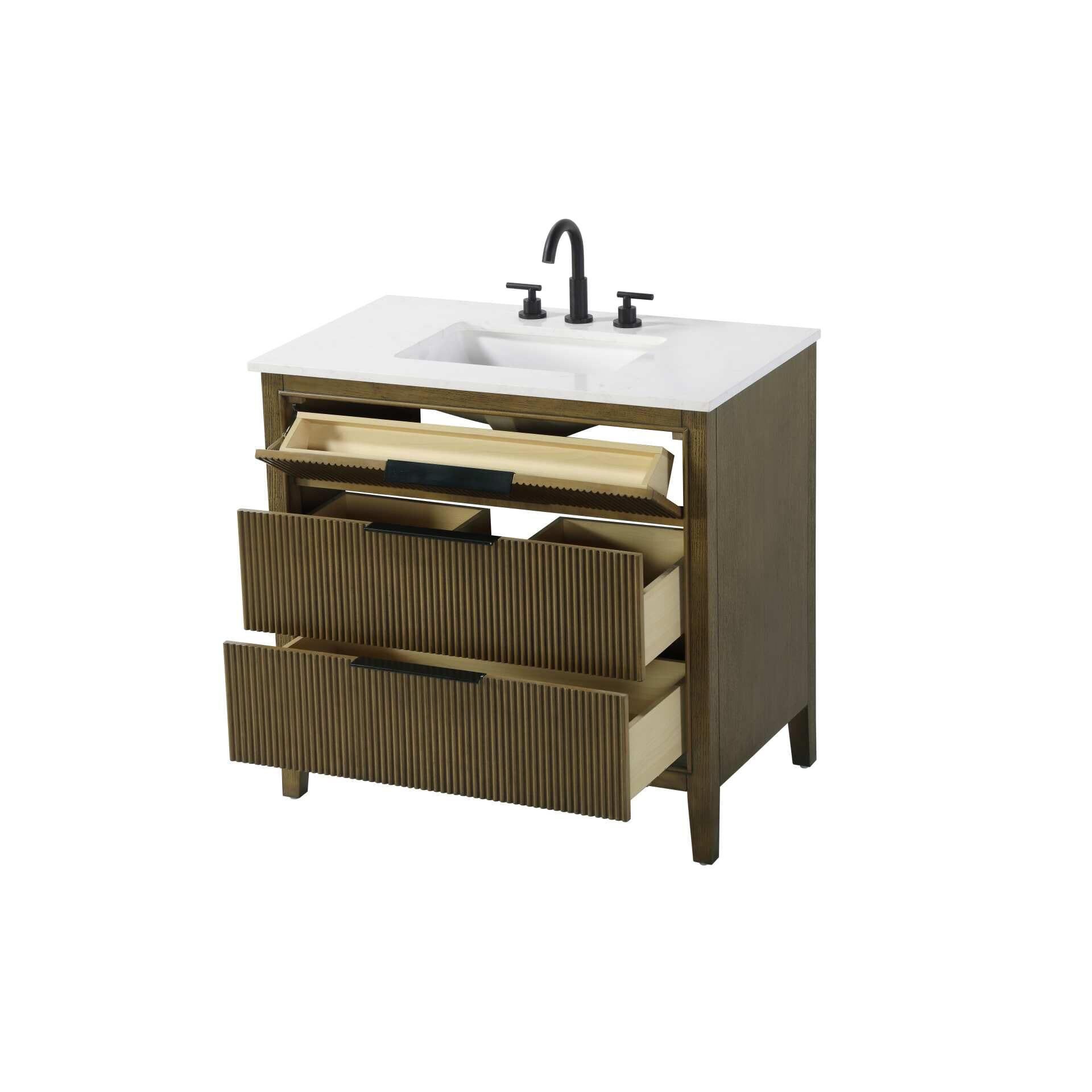 Shown in Hazel Oak finish