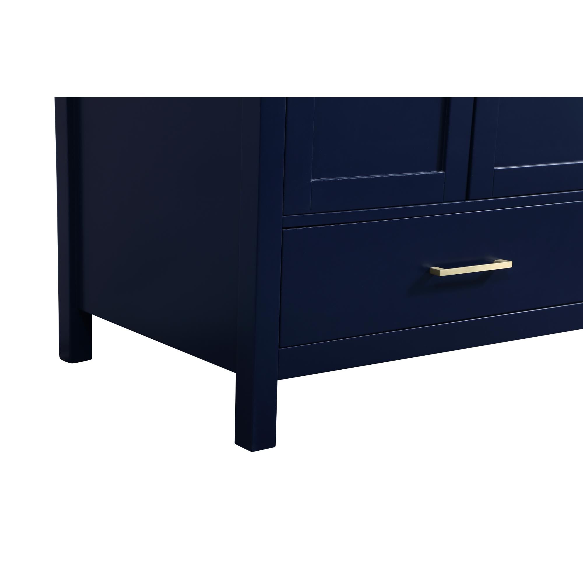 Shown in Blue finish