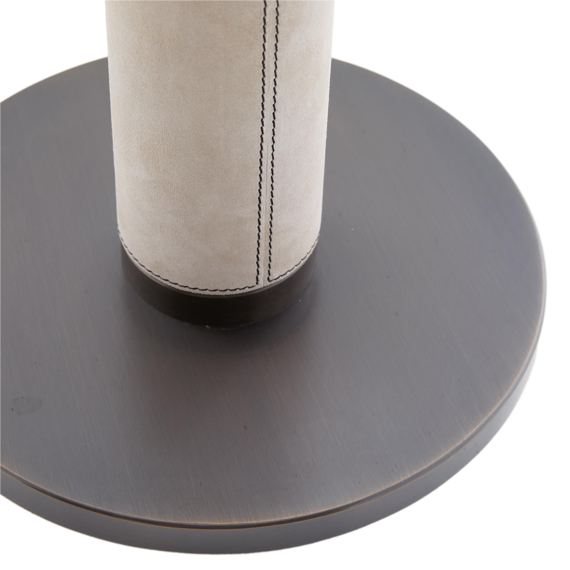 Shown in Bone finish and Microfiber shade