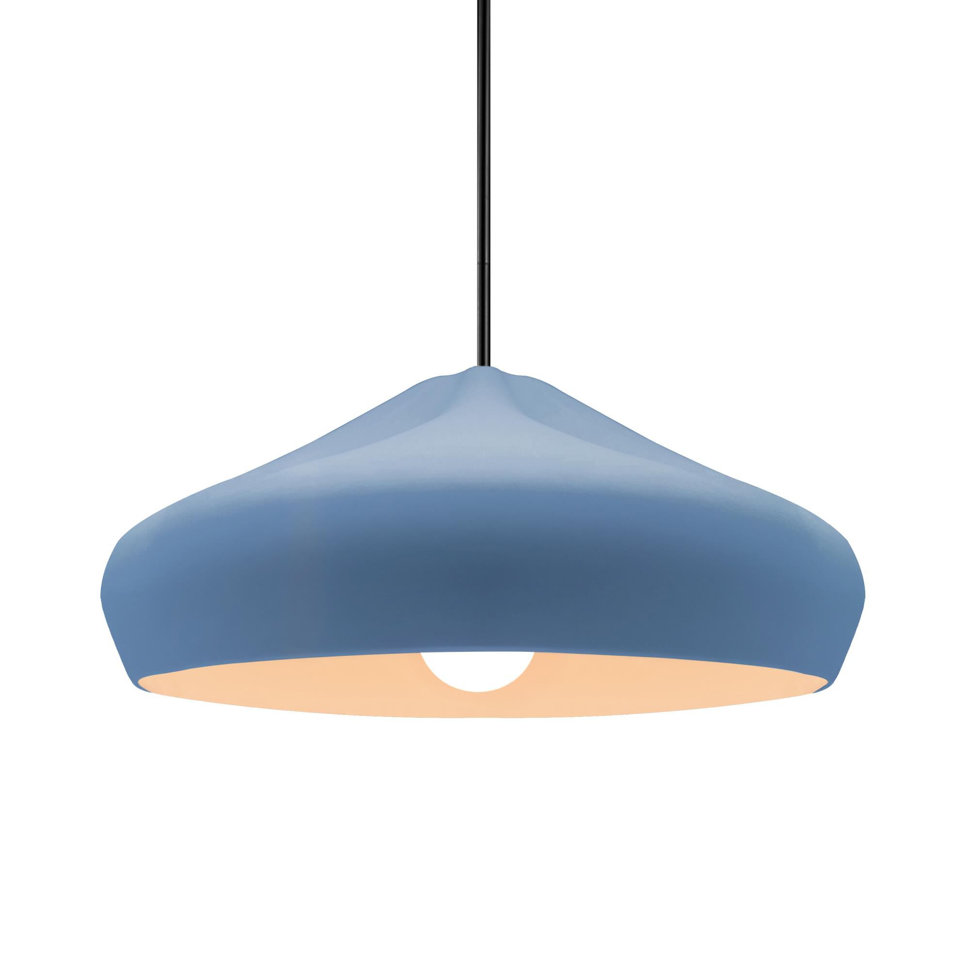 Shown in Matte Black finish and Sky Blue shade
