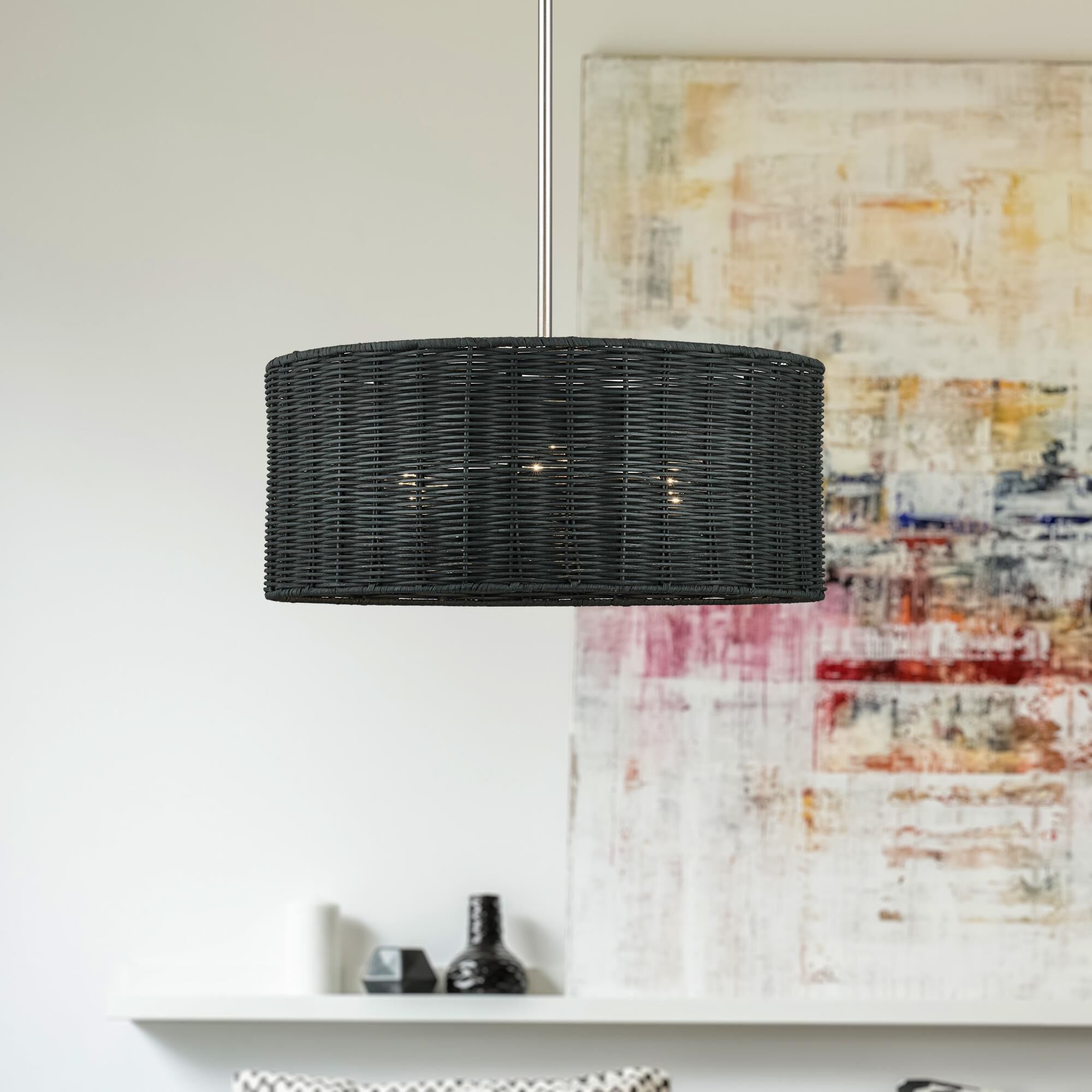 Weavington 18 Inch Large Pendant by Livex Lighting