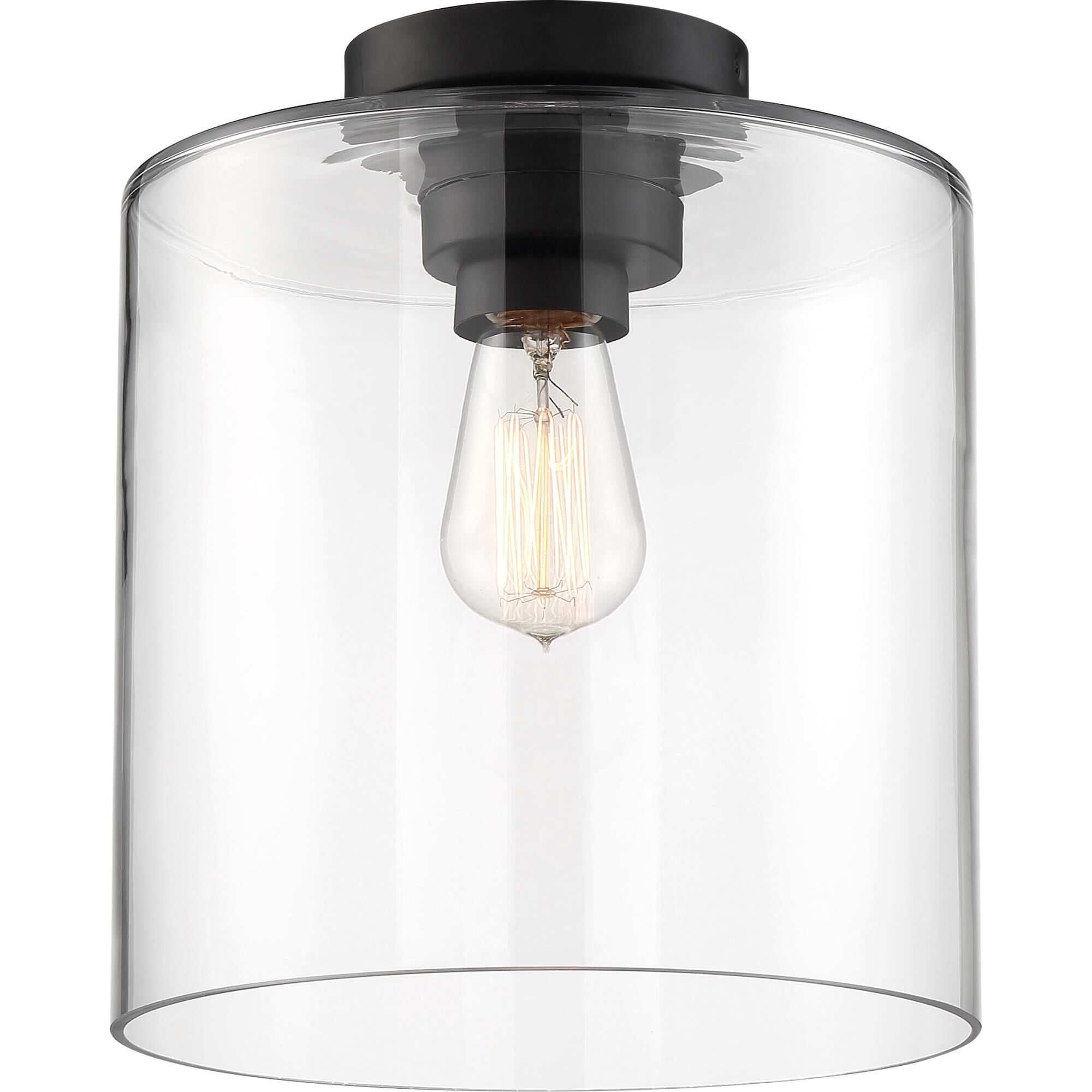Chantecleer 9 Inch 1 Light Semi Flush Mount by Nuvo Lighting