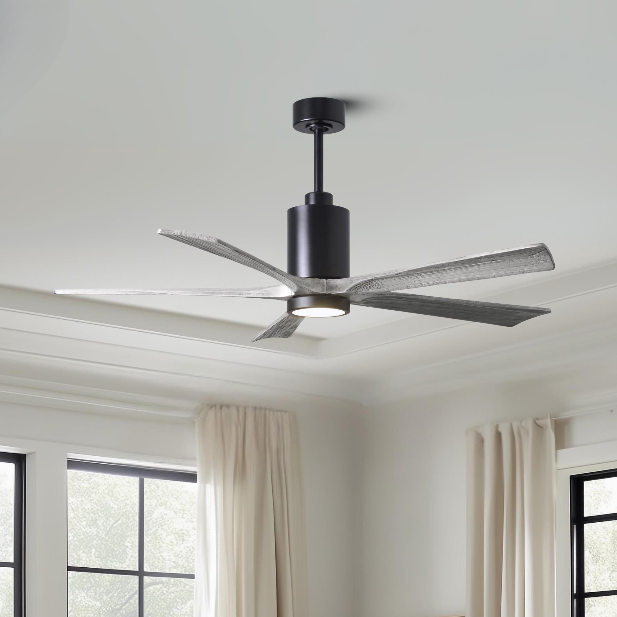 Patricia 60 Inch Ceiling Fan with Light Kit by Matthews Fan Company