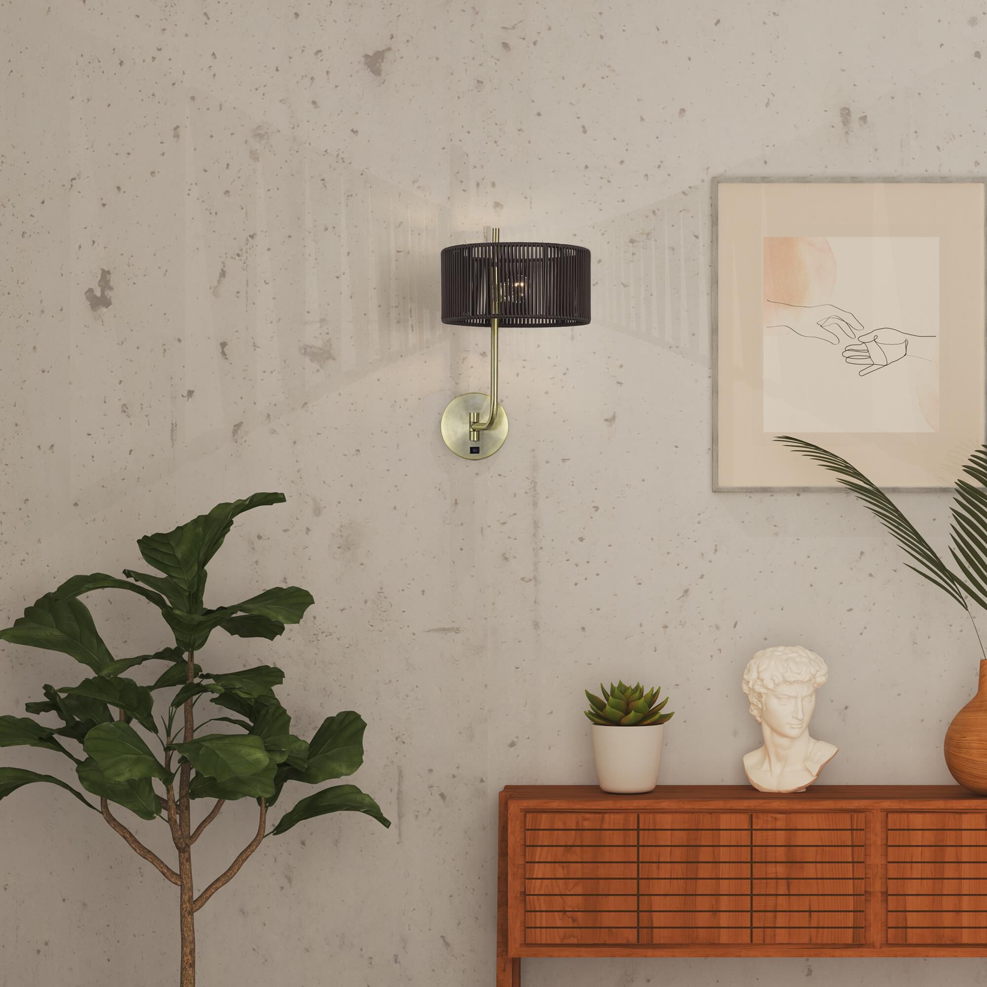 Acordia 19 Inch Wall Swing Lamp by Livex Lighting